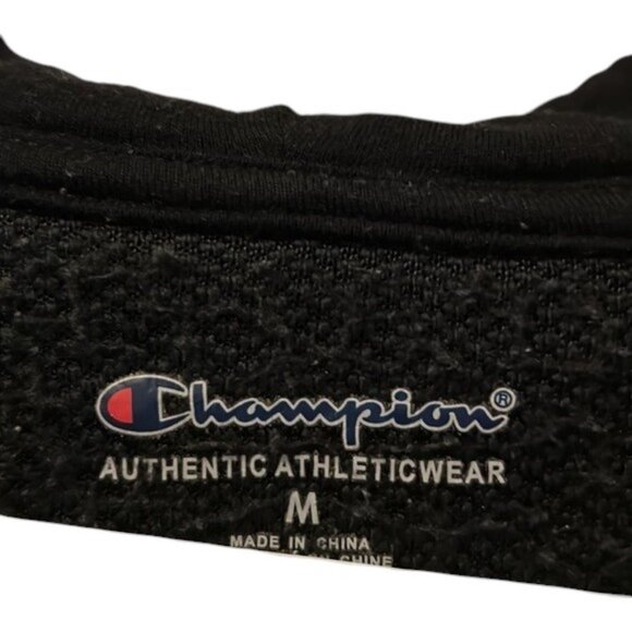 Champion black junior zip-up hooded teddy jacket size M - Picture 5 of 5